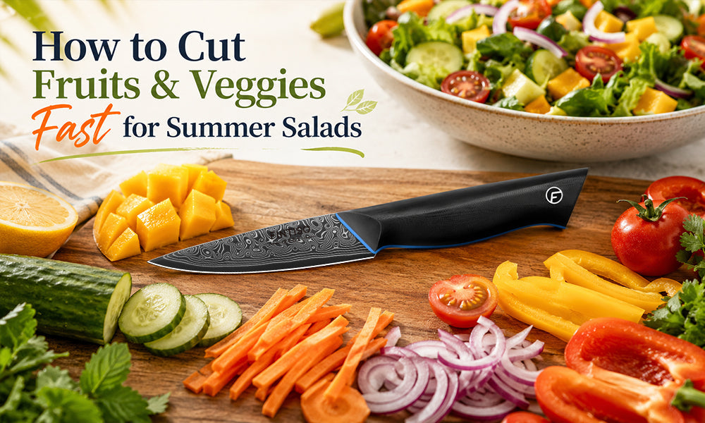 How to Cut Fruits & Veggies Fast for Summer Salads (Easy Prep Tips)