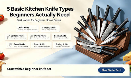 The 5 Basic Kitchen Knife Types Every Home Cook Needs