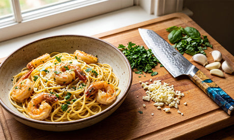 Garlic Herb Shrimp Scampi Pasta