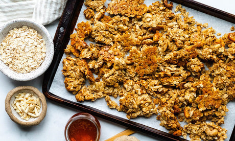 Homemade Granola with Honey and Clusters