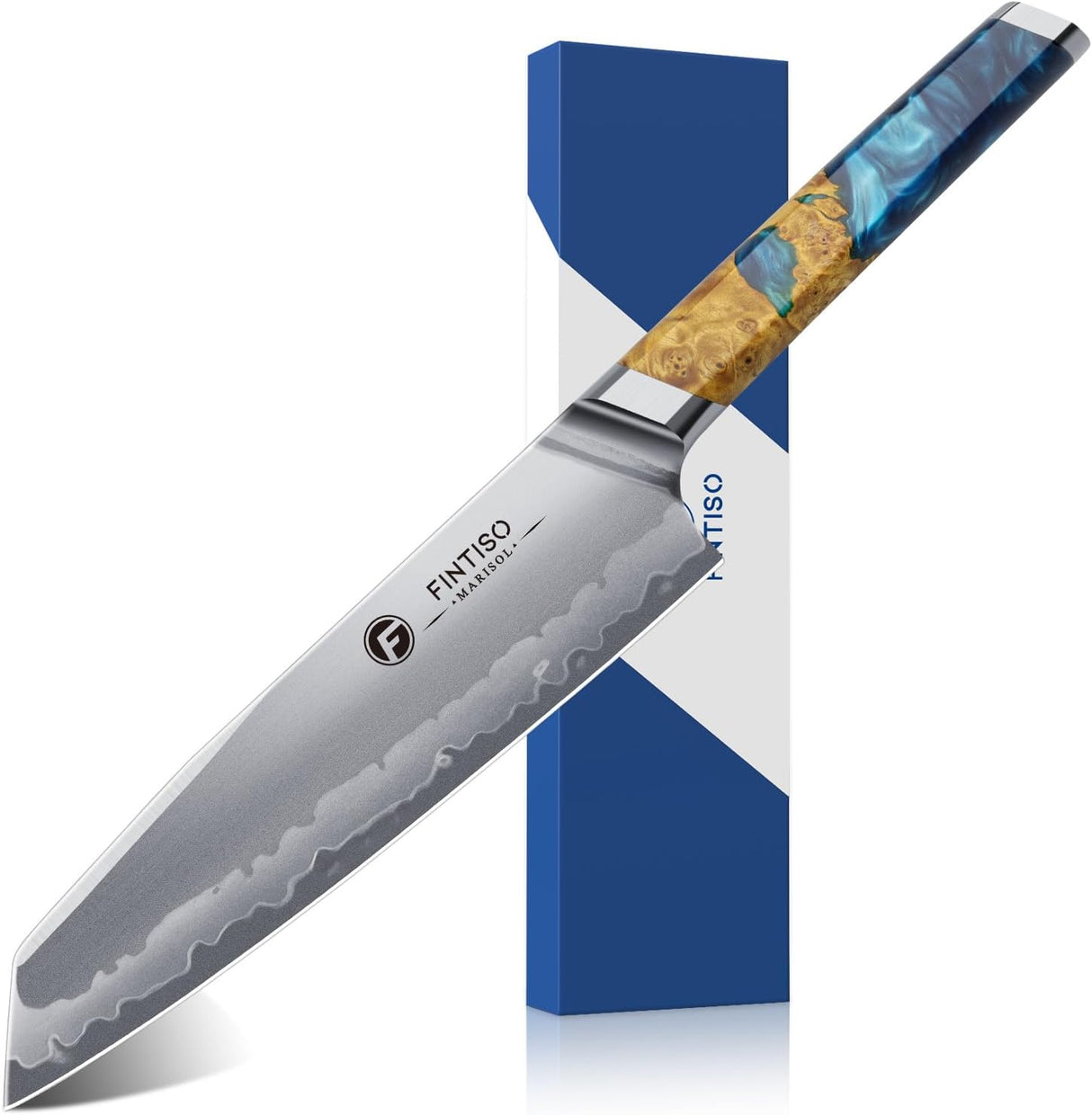 FINTISO MARISOL 8" Chef Knife, 7-Layers Clad Steel