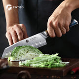 FINTISO MARISOL 7" Santoku Knife, 5-Layers Clad Steel
