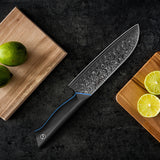 FINTISO ZEUS 7" Santoku Knife, 67-Layer Japanese Damascus Steel