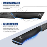 FINTISO ZEUS 3.75" Paring Knife, 67-Layer Japanese Damascus Steel