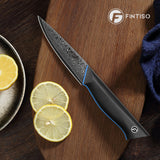 FINTISO ZEUS 3.75" Paring Knife, 67-Layer Japanese Damascus Steel